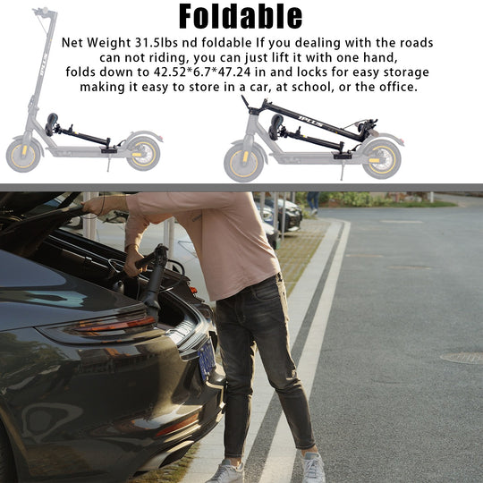 Superfun S10pro Foldable Electric Scooter with Seat for Commuting 750W